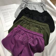 2020 cotton multicolor embroidery sports shorts summer new sexy comfortable home shorts ladies fitness shorts 2024 - buy cheap