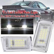 Luz Led para matrícula de coche, bombillas blancas para BMW 3er E46 4D 1998-2003, accesorios para coche, 2 uds. 2024 - compra barato