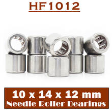 Rodamiento de agujas HF1012, 10x14x12mm (10 Uds.), embrague de rodillo de aguja de taza dibujada, rodamiento de agujas HF101412 2024 - compra barato