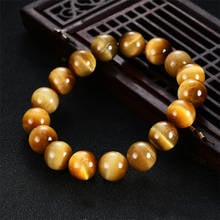 6/8/10/12mm Gorgeous Yellow Tiger Eye Bracelets for Men Women Natural Tiger Eye Stone Beads Bracelet Buddha Bracelets Unisex 2024 - buy cheap