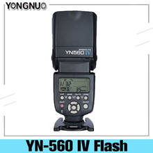 Вспышка Yongnuo YN-560 IV Speedlite для камер Canon Nikon Pentax Olympus DSLR YN560 4 560VI обновленная версия YN560 II YN560III 2024 - купить недорого