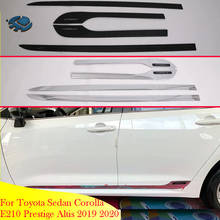 For Toyota Sedan Corolla E210 Prestige Altis 2019 2020 Car Accessories ABS Side Door Body Molding Moulding Trim 2024 - buy cheap