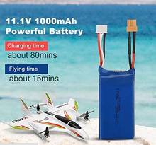 Battery XK X450 VTOL RC Airplane Fixed Wing 3S 11.1V 1000mAh 1300mah 20C Lipo Battery Lithium Battery Toys 2024 - buy cheap