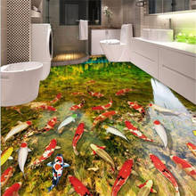 BEIBEHANG Custom photo 3D flooring wall paper carp carpets floor murals 3D PVC self-adhesive wallpaper waterproof 3d flooring 2024 - buy cheap