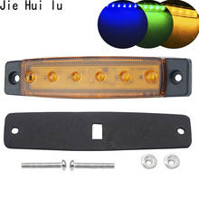 Indicador lateral de luz LED para camión, indicador de luz ámbar SMD de 24V, blanco, rojo, naranja, para camioneta, remolque, Tractor, coche, camión 2024 - compra barato