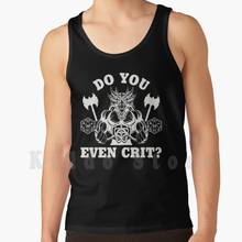 Você mesmo crit tank tops colete sem mangas dragão e dragão swole dados jogo mesa crit elevador natural retro geek 20s 2024 - compre barato