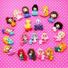 5pcs/lot  Kawaii Princess  Craft Diy Resin  Accessories For Hair Clothing Shoes Planar Resin DIY Home Decoration 2024 - buy cheap