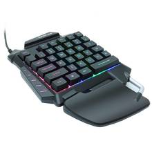 ZUOYA-teclado ergonómico para jugar con una sola mano, membrana para juegos, G92, para PC, portátil, Pro, PUBG 2024 - compra barato