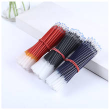 100pcs Gel Ink Refill 0.5mm Ballpoint Bullet Needle Tip Black Blue Red Color Pen Refills Cartridge Office School A6225 2024 - buy cheap