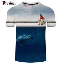 Fashion Casual T Shirt Fishing Skating T-Shirt Men T-shirts 3d Printed Clothes Hip Hop Tees Summer Short Sleeve O-neck Tops&Tees 2024 - buy cheap