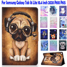 Чехол-подставка с откидной крышкой для Samsung Galaxy Tab S6 Lite 10,4 дюймов 2020 P610 P615 крышка SM-P610 SM-P615 10,4 ''чехол для планшета с изображением героев мультфильмов 2024 - купить недорого