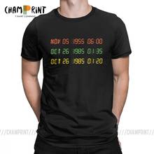 Camisetas de circuitos del tiempo para hombre, camiseta creativa de manga corta con cuello redondo, de algodón, de talla grande 2024 - compra barato