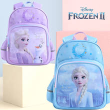 Disney-mochila escolar de frozen para niña, morral transpirable de elsa, anna, reina de las Nieves, regalo para niña, 2021 2024 - compra barato