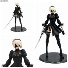 Anime NieR: Automata 2b YoRHa No.2 Type B Battle Standing Version 1/8 Scale Painted PVC Action Figure Collection Model Toys 28cm 2024 - buy cheap