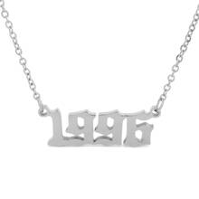 Birthday Gift 1996 Year Necklace Gold  Number Date Custom Necklaces & Pendants Stainless Steel  Choker Jewelry 2024 - buy cheap