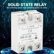 Твердотельное реле SSR-25 DD 25A 3-32VDC до 5-220V DC для промышленной автоматизации процесс твердотельное реле 2024 - купить недорого