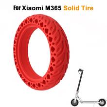 8,5 дюймовый Электрический скутер, сотовый амортизатор, амортизирующая шина, прочная резиновая твердая шина для Xiaomi Mijia M365 (красный) 2024 - купить недорого
