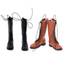 Botas de couro masculinas em escala 1:6 para 12 "/figuras kumik 2024 - compre barato