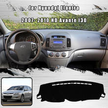 Cubierta de salpicadero de coche, alfombrilla antideslizante para Hyundai Elantra 2007- 2010 HD Avante I30, parasol, alfombra 2024 - compra barato