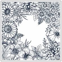 Flower frame Transparent clear stamp for DIY Scrapbooking/Card Making/Kids Christmas Fun Decoration Supplies 2024 - buy cheap