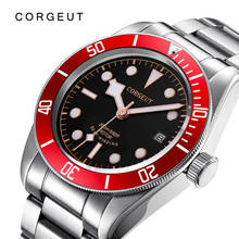 Corgdivertido relógio de pulso mecânico para homens, relógio de pulso em aço inoxidável, automático, marca de luxo 2024 - compre barato