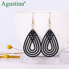 Agustina black drop earrings fashion jewelry metal dangle earrings for women long earrings boho geometry earring wholesale kpop 2024 - buy cheap