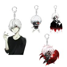 Tóquio ghoul chaveiro kaneki ken chaveiro pingente acrílico anime acessórios dos desenhos animados chaveiro 2024 - compre barato