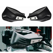Универсальная защитная накладка на руль мотоцикла черного цвета для honda, suzuki, yamaha, Kawasaki, защитная накладка на руль мотоцикла 2024 - купить недорого