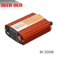 300W Solar Inverter OFF Grid Tie DC 12V 24v to 220V AC Modified Sine Wave Inverter 50Hz/60Hz 2024 - buy cheap