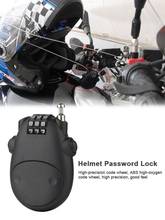 Mini Password Helmet Lock With Telescopic Wire Steel Cable Code Lock Alloy Plastic Safe For Suitcase Car Sled Motorbike Supplies 2024 - buy cheap