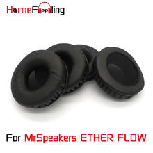 Almohadillas de oreja Homefeeling para MrSpeakers, almohadillas de flujo de éter, almohadillas redondas universales de repalancamiento de cuero 2024 - compra barato