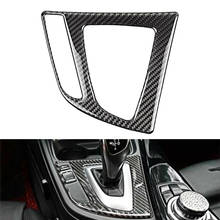 Carbon Fiber Car Interior Gear Shift Panel Cover Decal Trim For BMW 3 4 Series F32 F30 F31 F33 F36 3GT F34 2014 2015 2016 2017 2024 - buy cheap