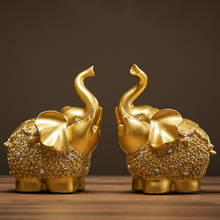 ESTATUILLA en miniatura de Animal, elefante de resina del sudeste asiático, mascota conmemorativa, regalo Vintage, accesorios de decoración del hogar Feng Shui 2024 - compra barato