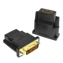 Dual link Male 24 + 1 pin to HDMI Female 19 pin Adapter HDMI to DVI Gold Connector for HDTV PC LCD for XBOX 360 PS3 r15