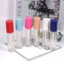 100pcs 6ml Empty Lip Gloss Tubes with Wand Lipstick Tubes Plastic Refillable Lip Balm Bottles with Rubber Stoppers 2024 - buy cheap