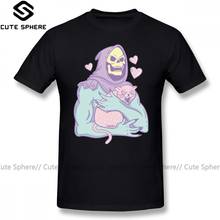 Masters Of The Universe T Shirt Skeletor S Cat T-Shirt 100 Percent Cotton 4xl Tee Shirt Printed Men Fashion Cute Tshirt 2024 - buy cheap