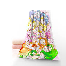 Новое Аниме Smile Precure полотенце для ванной домашний текстиль дорожный полотенце для рук и лица микрофибра ткань полотенца для взрослых 2024 - купить недорого