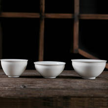 Copo de cerâmica grande mestre criativo, copo branco de cerâmica, conjunto de chá de cerâmica teacup kong fu, copo único conjunto de chá 2024 - compre barato