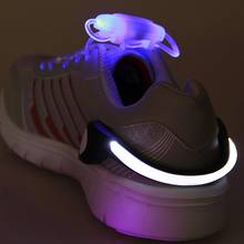 Luz LED para zapatos de ciclismo, lámpara de advertencia con batería, Clip para zapatos de seguridad al aire libre, para correr de noche 2024 - compra barato