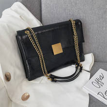 Vintage Soft Pu Leather Designer Chain Shoulder Bag For Women Big Crossbody Messenger Bags Lady New Female Handbag Totes 2020 2024 - buy cheap