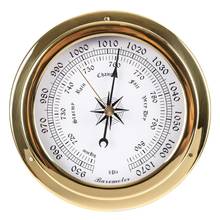 145mm Wall Mounted Thermometer Hygrometer Barometer Watch Tidal Clock Weather Station Copper Shell Indoor Outdoor 2024 - buy cheap