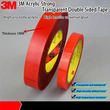 3M Nano Tape Double Sided Transparent Acrylic Foam Adhesive No trace Waterproof Adhesive Home Car Tape Width 8/10/12/15/20 MM 2024 - buy cheap