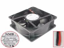 NMB-MAT 4715KL-05W-B40 E00 24V DC 0.46A 120x120x38mm 2-Alambre de ventilador de refrigeración de servidor 2024 - compra barato