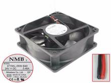 NMB-MAT 4715KL-05W-B40 E00 DC 24V 0.46A 120x120x38mm 2-wire Server Cooling Fan 2024 - buy cheap