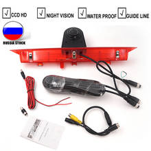 CCD Car Brake Light Reverse Camera For FORD TRANSIT Van 2012-2015 LED Light Parking Rear View Camera Night Vision WaterProof 2024 - buy cheap