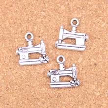 16pcs Charms sewing machine 15x15mm Antique Pendants,Vintage Tibetan Silver Jewelry,DIY for bracelet necklace 2024 - buy cheap