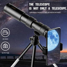 Telescopio Monocular impermeable para caza de avistamiento, 30x25, Prisma, adaptador de teléfono, trípode 2024 - compra barato