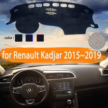 for Renault Kadjar 2015 2016 2017 2018 2019 Car Dashboard Cover Dashmat Avoid light  Sun Shade Carpet Car Accessories 2024 - buy cheap