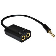 3.5mm Single-Hole Notebook Computer To Dual Hole Headset Microphone Cable 2 In 1 Audio Head Splitter for Android Converters 2024 - buy cheap
