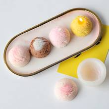 Ice Cream Ball Candle Silicone Mold Diy Aromatherapy Plaster Candle Diffused Stone Handmade Candle Mold Dessert Cake Soap Tools 2024 - buy cheap